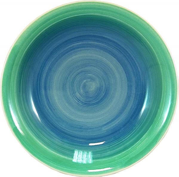 Teller 24 tief Aqua