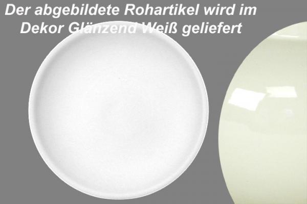 Teller 29 flach glänzend weiß - Kopie