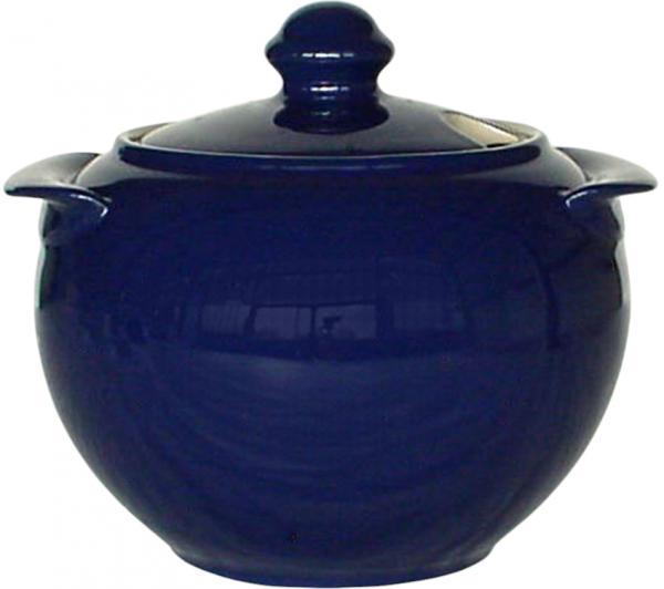 Terrine 2,5 glänzend blau