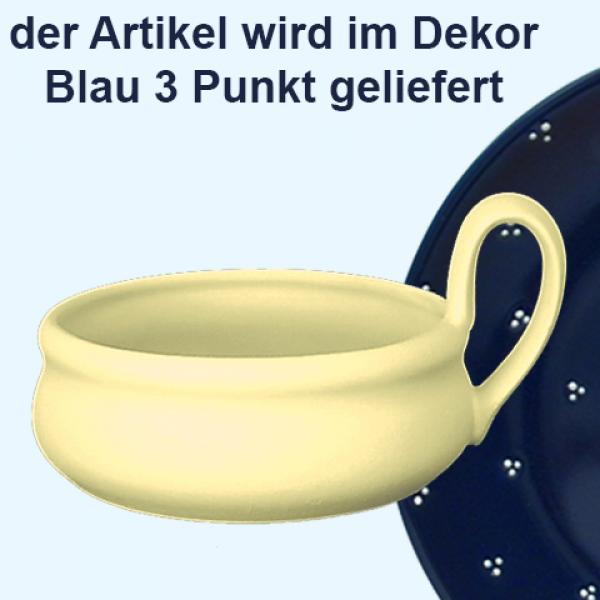 Tiegel blau 3 Punkt
