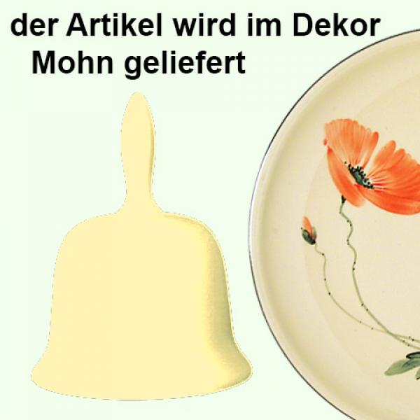 Tischglocke groß Mohn