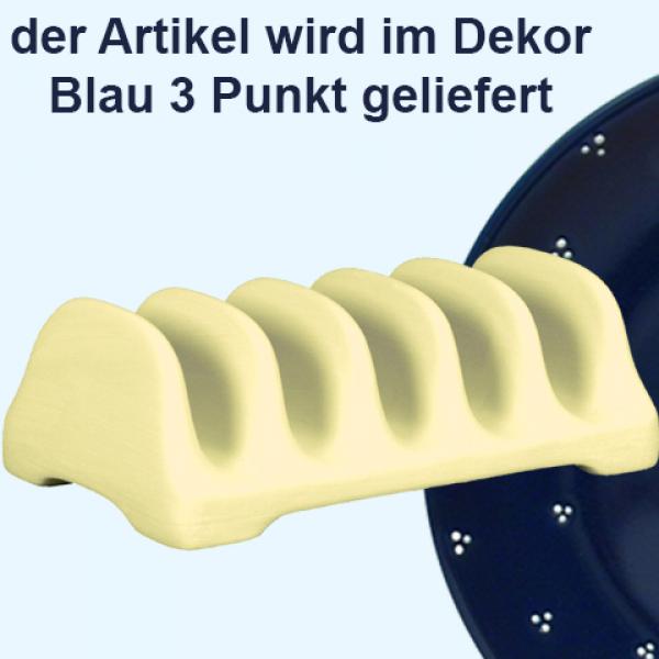 Toasthalter blau 3 Punkt