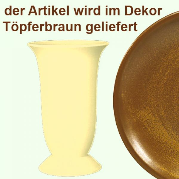 Tulpenvase 15 cm braun