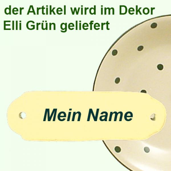 Türschild mit Schrift (1 Zeile) Elli grün