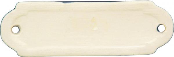 Türschild mit Schrift (1 Zeile) glänzend blau