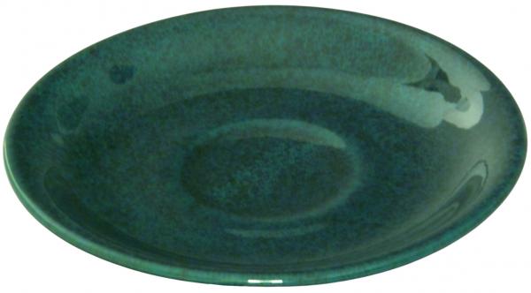 Kaffeegedeck grün Sprenkel