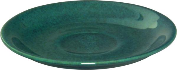 Untertasse 15 grün Sprenkel