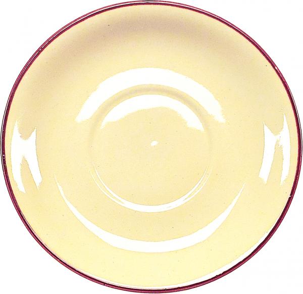 Untertasse Becher Vergissmeinnicht bordeaux