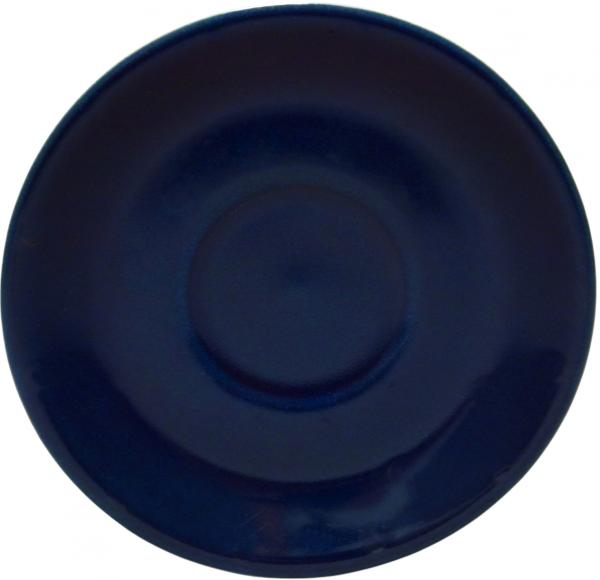Untertasse Becher glänzend blau