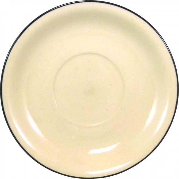 Untertasse Becher Mohn