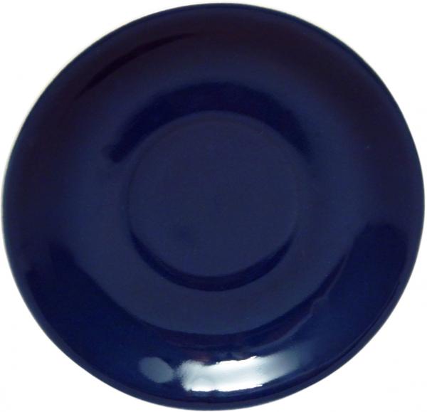 Untertasse Becher glänzend blau