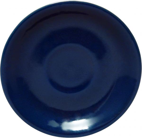 Untertasse 15 glänzend blau