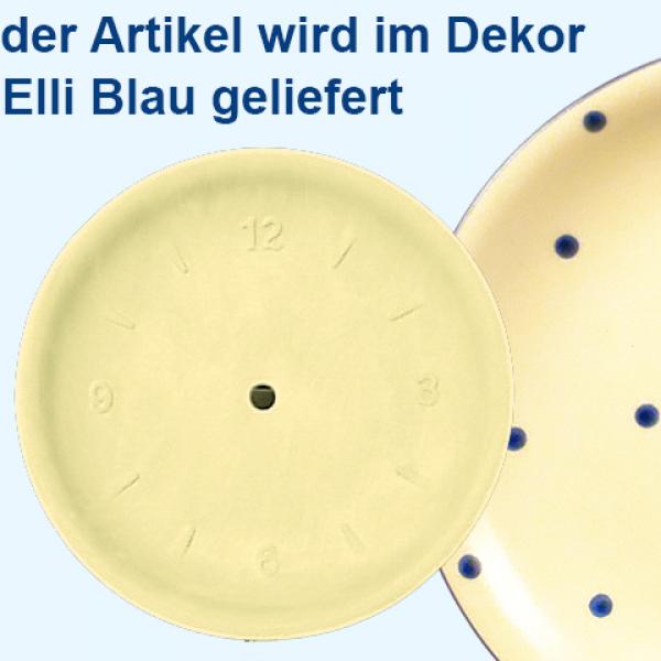 Wanduhr Elli blau