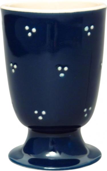 Weinbecher blau 3 Punkt