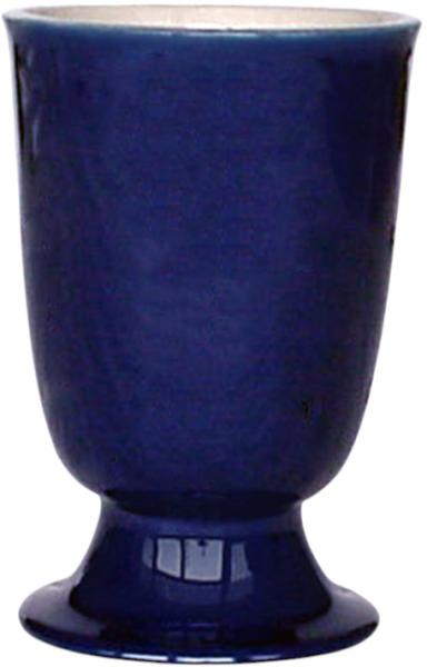 Weinbecher glänzend blau