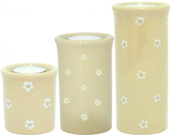 Leuchter Teelicht 11 Gänseblümchen