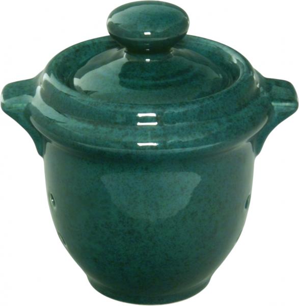 Zwiebeltopf grün Sprenkel