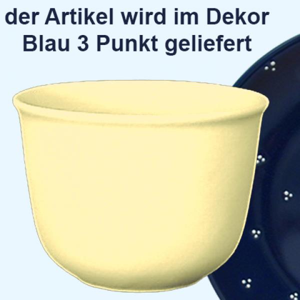 Übertopf 19 blau 3 Punkt
