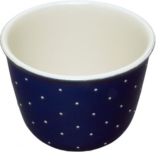 Übertopf 19 blau 3 Punkt