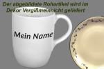 Cappuccino mit Schrift (2 Zeilen) Vergissmeinnicht