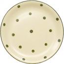 Dessertteller 19 mit Schrift (2 Zeilen) Elli grün