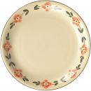 Dessertteller 19 mit Schrift (2 Zeilen) Wilde Rose