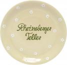 Dessert Plate 19 mit Schrift (2 Zeilen) Gänseblümchen