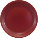 Dessertteller 19 matt bordeaux
