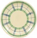 Kaffeegedeck karo grün-blau