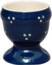 Eierbecher blau 3 Punkt