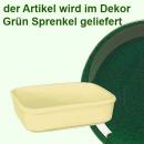 Fischbüchse 12,5 x 10 grün Sprenkel