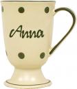 Fußtasse mit Schrift
