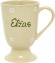Cup with font Gänseblümchen