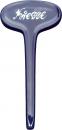 Gartenstecker glänzend blau