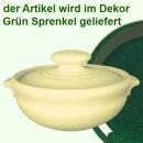 Gurkentopf grün Sprenkel