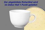 Jumbotasse mit Schrift (2 Zeilen) hell 1 Punkt