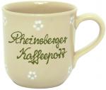 Kaffeebecher mit Schrift (2 Zeilen)