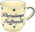 Kaffeebecher mit Schrift (2 Zeilen) Elli-blau