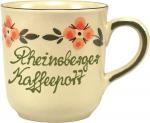 Kaffeebecher mit Schrift (2 Zeilen) Wilde Rose