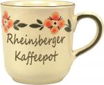 Kaffeebecher mit Schrift (2 Zeilen) Wilde Rose