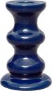Leuchter glänzend blau