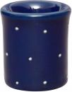 Leuchter Teelicht 7,5 blau 1 Punkt