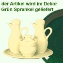 Menage  grün Sprenkel