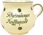 Mollytasse mit Schrift (2 Zeilen) Elli grün