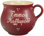 Mollytasse mit Schrift (2 Zeilen) Fliegenpilz