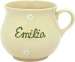 Mollytasse with font Gänseblümchen