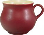 Mollytasse matt bordeaux