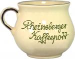 Mollytasse mit Schrift (2 Zeilen) Mohn