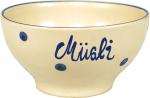 Müslischale 13 mit Schrift (1 Zeile) Elli blau