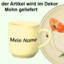 Namensbecher (2 lines) Mohn